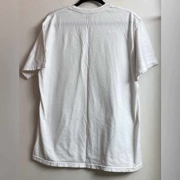 Stafford Men's Large Tall Classic Fit White performance Short Sleeve T-Shirt New - Picture 3 of 4